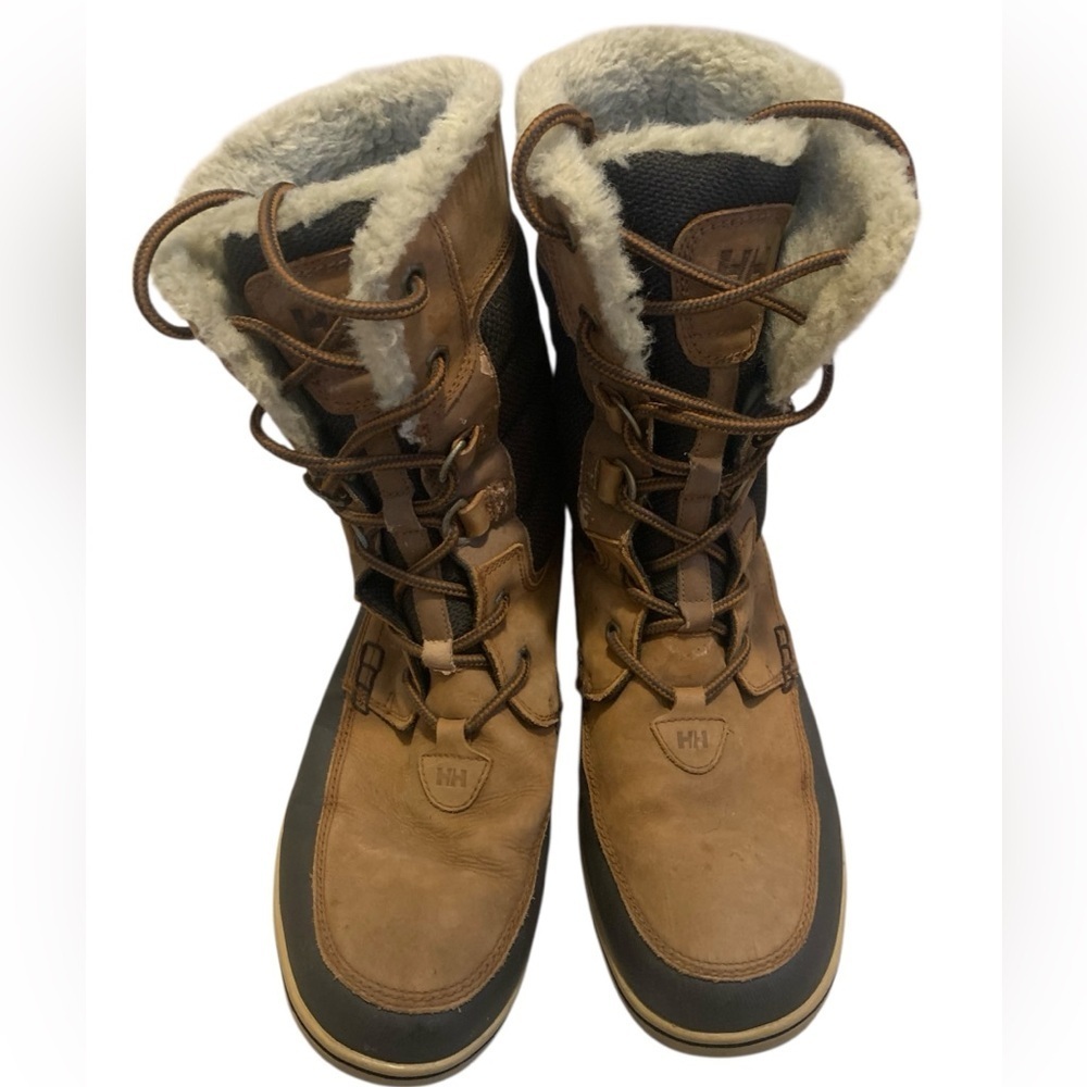 Helly Hansen Men's Winter Boots Brown Size 13 Insulated Waterproof